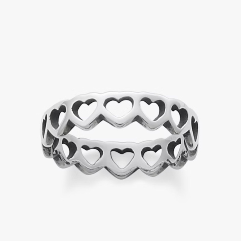 James Avery tiny hearts band size 5